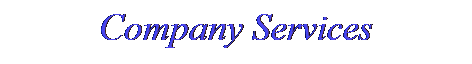 Text Box: Company Services
